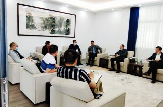 省工信廳陳湘安處長一行蒞臨湖南萌恒走訪調研